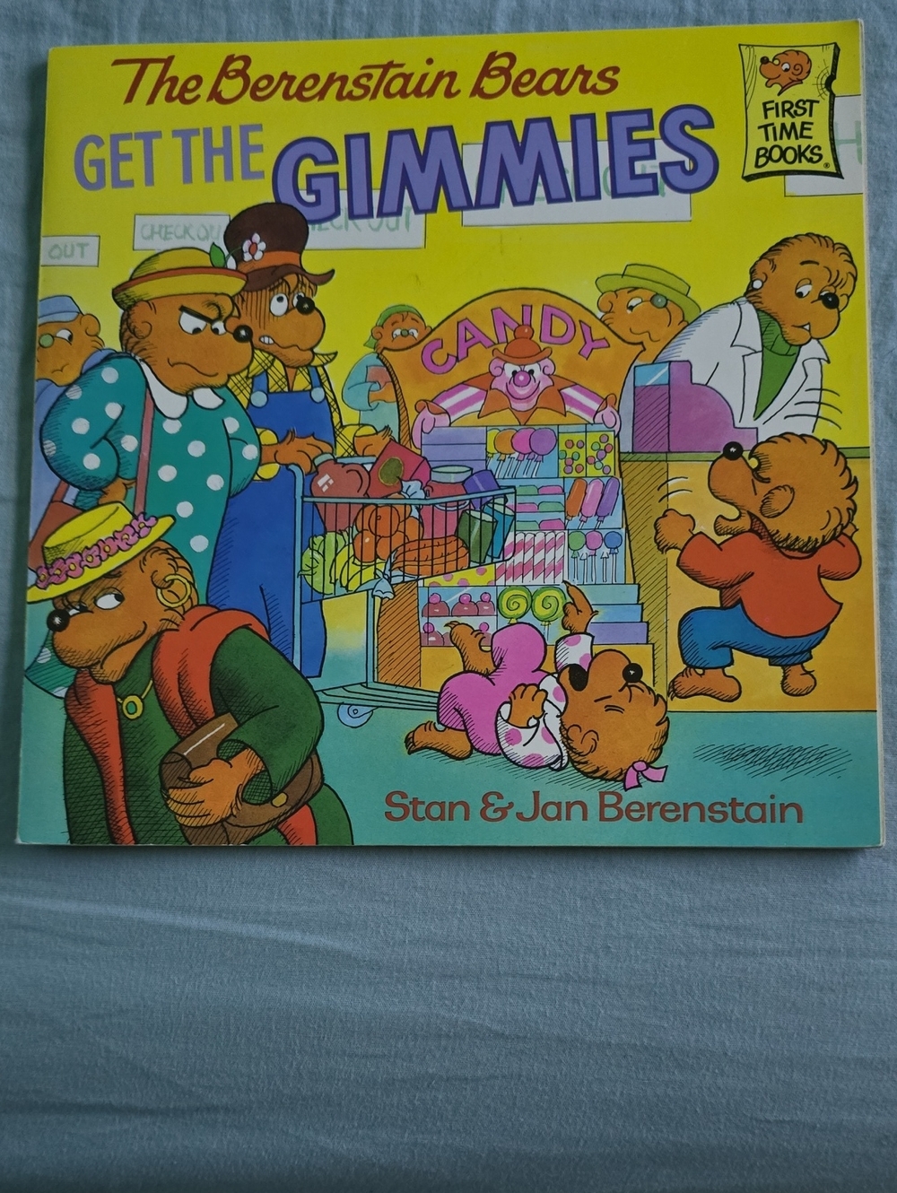 The Berenstain Bears Get the Gimmies - Bright Yellow Kids Learning Book